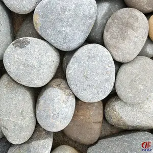 大量鹅卵石 创意手绘石头 变压器下铺5-8cm河滩石 净水河卵石