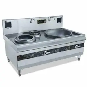 鼎龙商用电磁炉 DLB-15/20KW- AB一炒一大锅电磁灶 大功率组合电磁炉