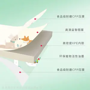 婴儿爬行垫儿童XPE加厚可折叠爬爬地垫客厅卧室户外野餐垫