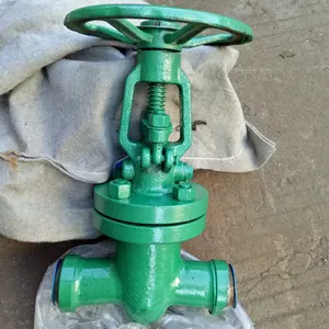 焊接闸阀NKZ61H-16C DN500明杆法兰水封管道蒸汽承插焊隔离阀电动焊接真空闸阀