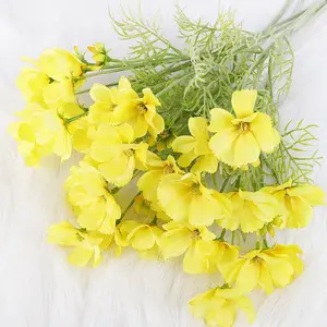 仿真菊花 4叉小波斯菊 仿真花批发