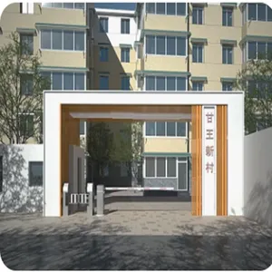 钢结构施工区门楼景区大型门楼轻钢龙骨牌楼厂家定做