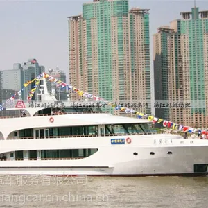 黄浦江游船夜游 上海出租百人大游轮 游轮发布会场地租赁 上海游船租赁