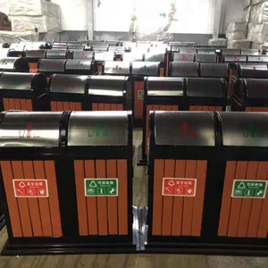 新城区塑料-不锈钢-镀锌板-金属垃圾箱***|西安鑫中星