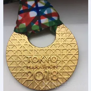 纯铜镀金纪念章石家庄定制厂家太原比赛LOGO奖牌批发