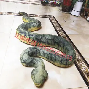 大蟒蛇硅胶模型科普馆软体动物制作大型动物场馆场景动物摆件来图定制