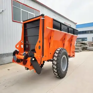 亚泰2FGH-H型10方后置卧式单横蛟龙撒粪车 干湿粪便抛撒车