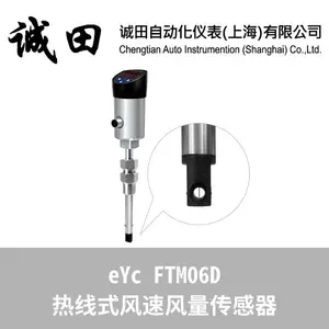 台湾eYc 热质式工业流量计抗污耐酸碱风速计风速仪 FTM06D