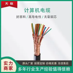 天联屏蔽计算机电缆 电脑线DJYVPR-1*2*1.0