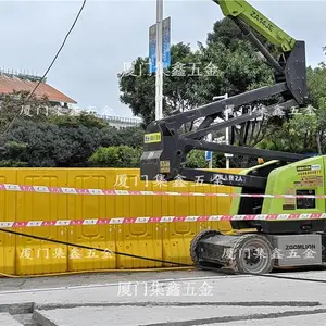 莆田水马围挡现货速发三孔水马围挡1.8米1.2米围挡市政水马围挡防撞桶