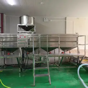 大型泡黄豆用设备 不锈钢自动化泡豆池 自动吸豆上水一键放水