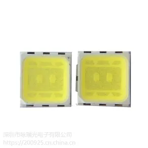厂家供应5050白光灯珠正品高亮LED5050白光1W贴片光源