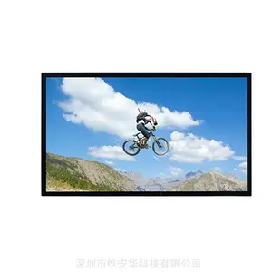 小尺寸广告机15.6/18.5/21.5超薄铝合金边框金属外壳钢化玻璃平面 烨示智能WAH-156