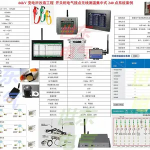 66kV变电所改造工程 调压站水浸监控 光伏10kV并网四遥:遥信遥测遥调遥控 电气运行环境监测 开关柜集中无线测温
