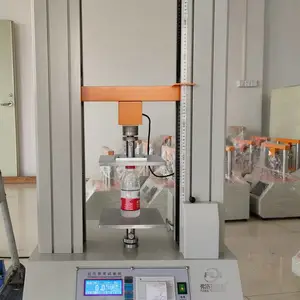 弗洛拉科技FLR-310加大型垂直载压测试仪 PET塑料桶装水垂直载压试验机