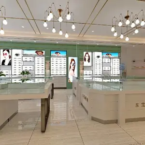北京宣武时尚自选眼镜店展柜设计装修