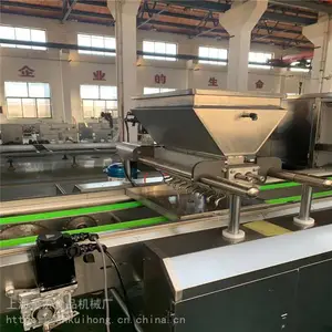花纹式1200型双排蛋糕生产线 成型设备 单排、双排蛋黄派注糊机 