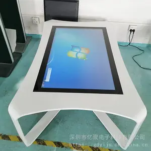 智能触摸茶几一体机43寸多媒体互动商务洽谈桌多功能显示器