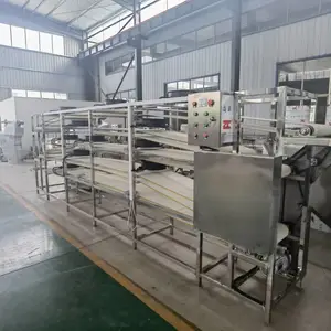 豆腐皮千张机自动轨道 多功能全自动千张机器 大型磨浆机