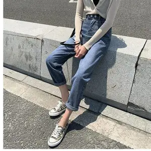 韩版牛仔裤批发时尚新款女式牛仔裤便宜弹力牛仔裤清货杂款牛仔裤清