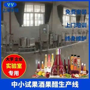 中小型葡萄酒白酒果酒类灌装机苹果醋生产线
