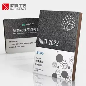 创意高端***木质奖牌荣誉授权牌定制设计师证书聘书奖杯定做订制