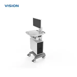 VISION 23085| 电脑移动推车 带显示器主机柜移动工作站|护理专用