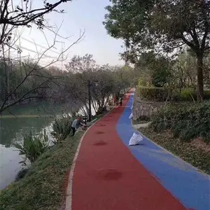 彩色陶瓷防滑路面价格-彩色陶瓷防滑路面-天津世纪宏达体育