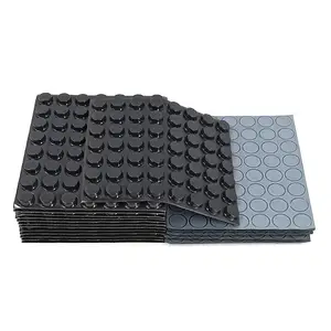 定制 3M自粘型脚垫SJ5012黑色胶粒12.7MM*3.6MM橱柜门钢琴防撞防滑
