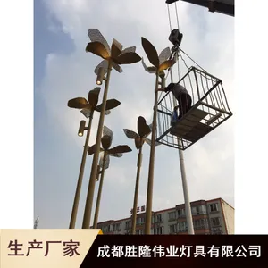 节能环保荷花景观灯_胜隆伟业组合景观灯_四川公园景观灯供应