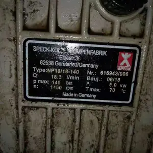 �¹�Speck������NP10/1-170RE�����ڱ��;�ˮ
