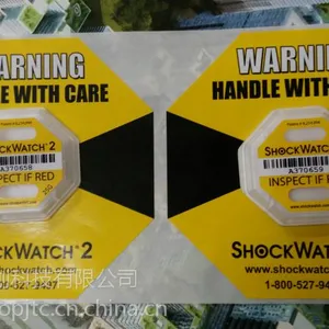 供应SHOCKWATCH二代防震标签振动冲击指示器SHOCKWATCH货物运输监控贴