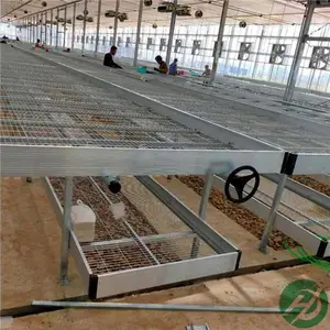 温室大棚使用移动苗床结实牢固