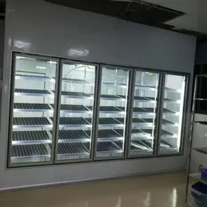 仟曦制冷供应定制玻璃门冷库后补式除霜冷库
