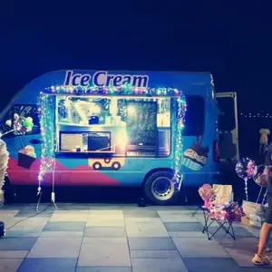 快闪巴士活动服务 冰淇淋车 定制巡游巴士 流动演出车 路演车
