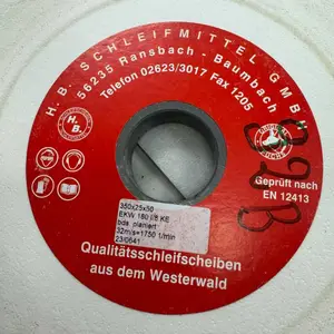 德国H.B. Schleifmittel工具砂轮EKWE 46 G/H 18 KE用于机床行业