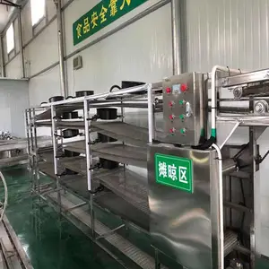 全自动豆腐皮摊晾机 传送式风机吹干均匀 豆制品设备