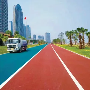 三亚施工MMA彩色防滑路面涂料标准 深圳固迈新材料技术供应 深圳固迈新材料技术供应