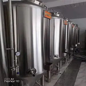 大型啤酒厂四锅四器啤酒糖化设备 精酿啤酒设备厂家年产3000吨啤酒设备设计方案
