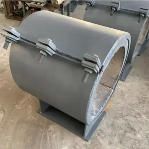 供应T1双管夹式隔热型管托 蛭石隔热滑动管托 镁钢隔热支座