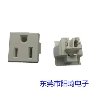 ***白色美式母座 AC母座 IEC母座