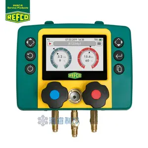 威科制冷空调用加氟测真空电子加氟表歧管仪REFMATE-2