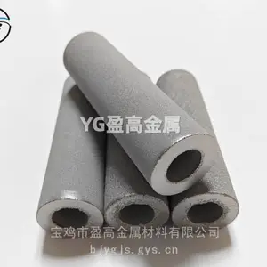 外径40壁厚10㎜不锈钢粉末烧结滤芯 管式微孔透气滤棒非标定制