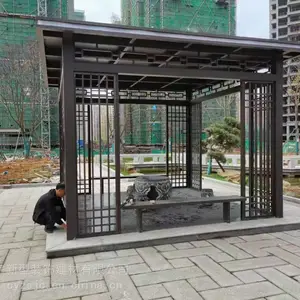 铝合金艺术亭|景观亭|新中式|现代款式等|安装生产商苏州灿宇建材