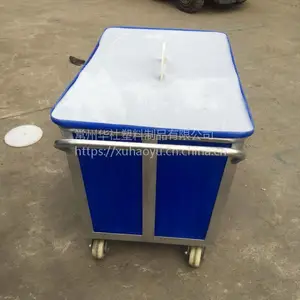 【华社】滚塑一次成型食品级PE聚乙烯方盆长方形白色塑料方箱方盒