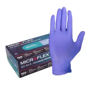 Ansell//安思尔 MicroFlex 93-843 一次性丁腈橡胶手套 不含天然乳胶