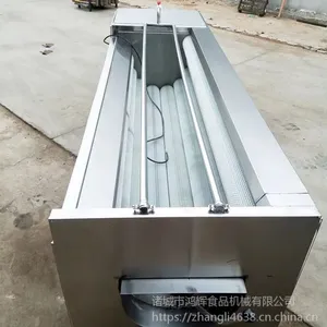 新疆大枣毛辊清洗机红薯清洗机 土豆毛辊去皮去泥清洗机