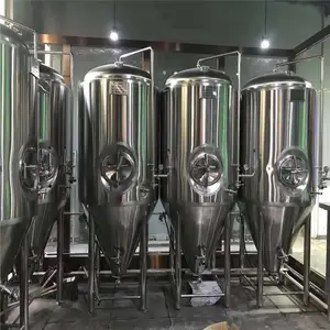 原浆啤酒设备厂家 精酿啤酒设备日产1000升啤酒设备饭店啤酒设备