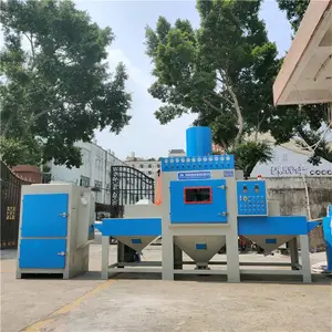 自动喷砂机 台灯配件全自动喷砂机 平面式输送机