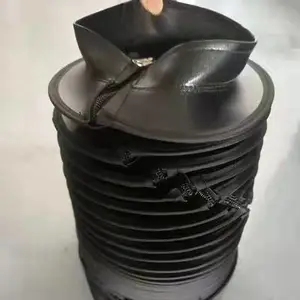 旭曦液压圆形防尘防灰阻燃油缸保护套 伸缩气缸防尘罩
